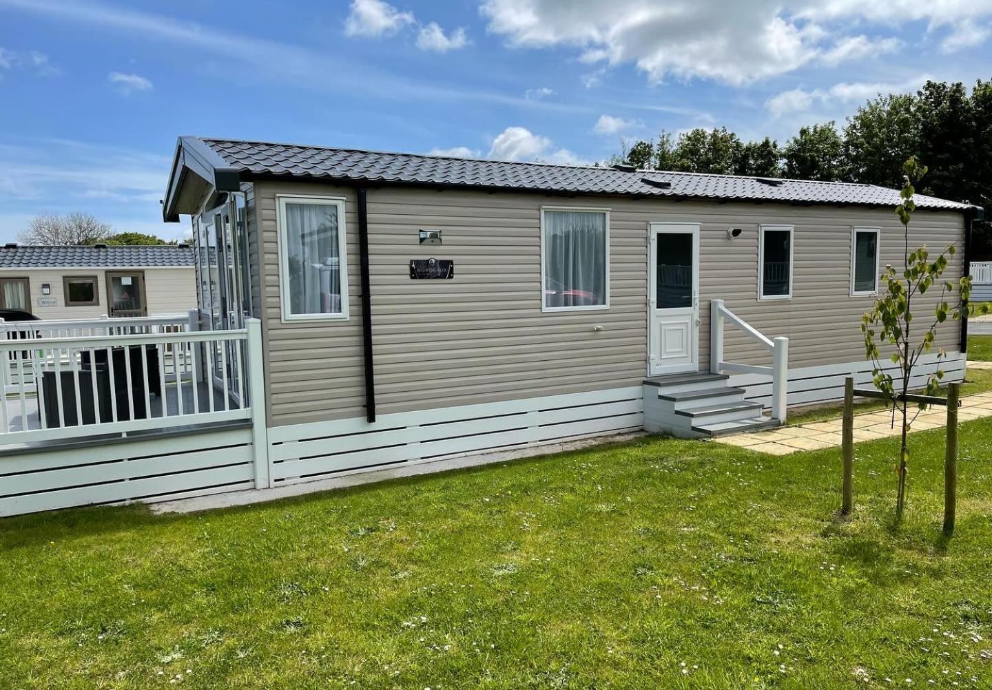 Luxury Caravan Cornwall Sleeps 4 Countryside View St Austell Bagian luar foto